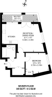 Floorplan area for info only, not for £/sq. ft valuation