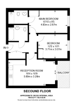 Floorplan area for info only, not for £/sq. ft valuation