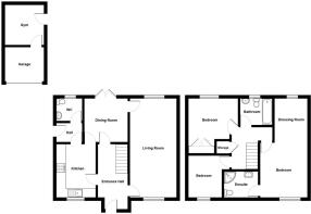 Current Floorplan (bedroom wall knocked down)