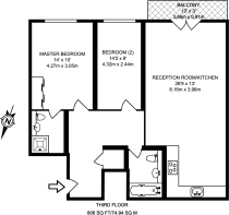 Floorplan area for info only, not for £/sq. ft valuation