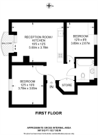 Floorplan area for info only, not for £/sq. ft valuation