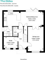 the gidea ground floor floor plan at nobel park, didcot, oxfordshire
