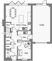 Dandara -  Birch Park  - The Cambridge, Home 17 floorplan