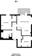 Floorplan area for info only, not for £/sq. ft valuation