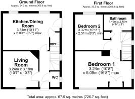 10 Coronation Close, Christian Malford - all floor