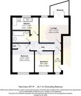 Floorplan - Flat 11,Marden House, Highfield, Littl