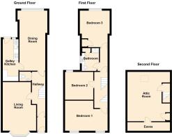 6 Ralph Street, Borth y Gest - all floors.JPG