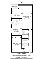 Floorplan area for info only, not for £/sq. ft valuation