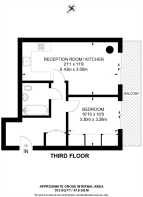 Floorplan area for info only, not for £/sq. ft valuation