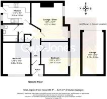 Floorplan - Flat 6 Beach Court Harsfold Road Rusti