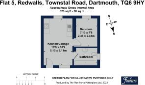 Flat 5, Redwalls, Townstal Road, Dartmouth, TQ6 9H