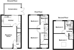 42 Dawlish Close, Blackburn - all floors.JPG