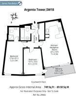 property in Argento Tower, 
Mapleton Road, SW18