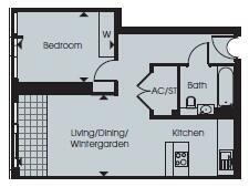 1 bed stratosphere