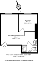 Floorplan area for info only, not for £/sq. ft valuation