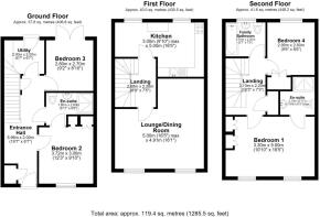 296 Longacres, Bridgend - all floors.JPG