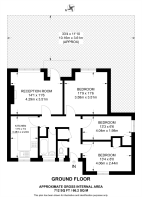 Floorplan area for info only, not for £/sq. ft valuation