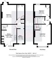 Floorplan - Flat 1 63 South Terrace Littlehampton 