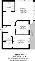 Floorplan area for info only, not for £/sq. ft valuation