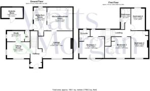 1 Tre-Aubrey Cottages, Llantrithyd - all floors.JP