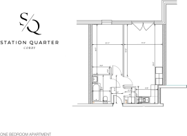 1 Bedroom Floorplan
