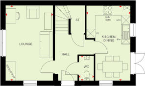 Ground floor of the 3 bedroom Martham