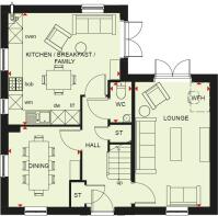 Alderney floor plan ground floor