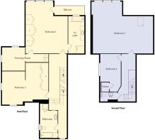 First and Second Floor Plan