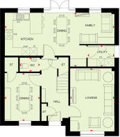 Ground floor of the Lamberton at The Poppies Ph3