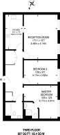 Floorplan area for info only, not for £/sq. ft valuation
