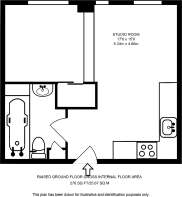Floorplan area for info only, not for £/sq. ft valuation