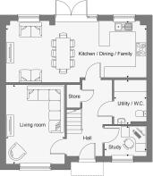 Dandara - St. Mary's Park - The Grantham, Home 2 floorplan