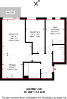 Floorplan area for info only, not for £/sq. ft valuation