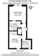 Floorplan - Flat 12, 35 Furnival Street