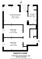 Floorplan area for info only, not for £/sq. ft valuation