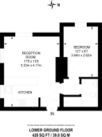 Floorplan area for info only, not for £/sq. ft valuation