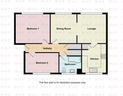Floorplan - Flat 4, 2 Pixhall Walk