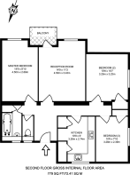 Floorplan area for info only, not for £/sq. ft valuation