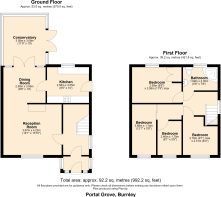 Portal Grove, Burnley - all floors