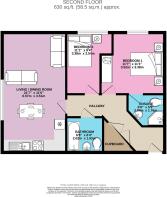 62 Andrews House 2D Floorplan