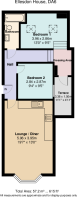 Floorplan, Flat 5, Ellesdon House, 302, Broadway, 