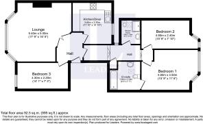 Floorplan for 2,2 Sa