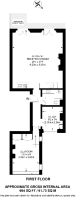Floorplan area for info only, not for £/sq. ft valuation