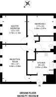 Floorplan area for info only, not for £/sq. ft valuation