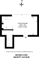 Floorplan area for info only, not for £/sq. ft valuation