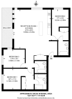 Floorplan area for info only, not for £/sq. ft valuation