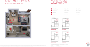 The Mill floorplan Type A 125,130,135,140
