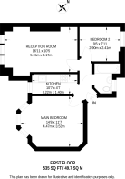 Floorplan area for info only, not for £/sq. ft valuation