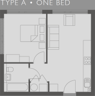 1B Floor Plan