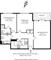 Floorplan area for info only, not for £/sq. ft valuation